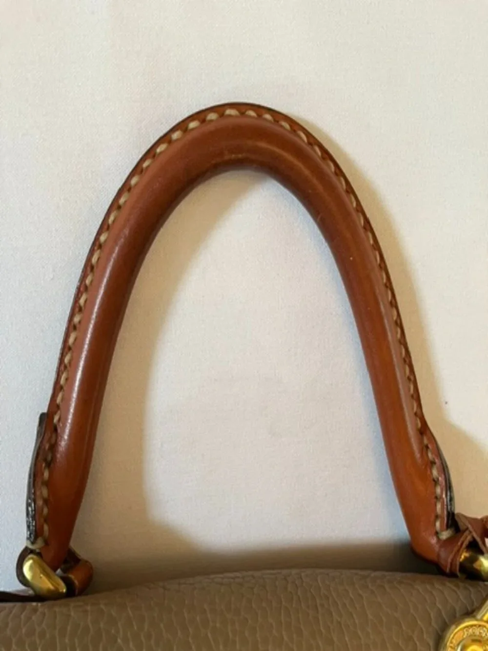 DOONEY & BOURKE | Taupe Essex Carrier Bag Top Handle-Vintage